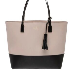 Kate Spade Two-Tone Black and Tan Tote